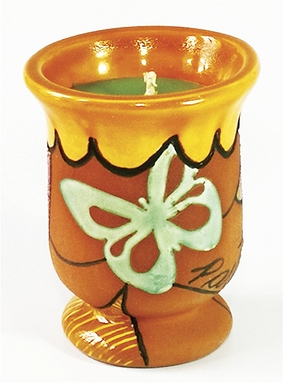 ACCESORIOS DECORATIVOS para velas, elaborados a mano - ILUMINARTE &reg;: Vela en Cer&aacute;mica: Candelabro 1 / handmade decorative accessories for candles: ceramic candle - chandelier 1