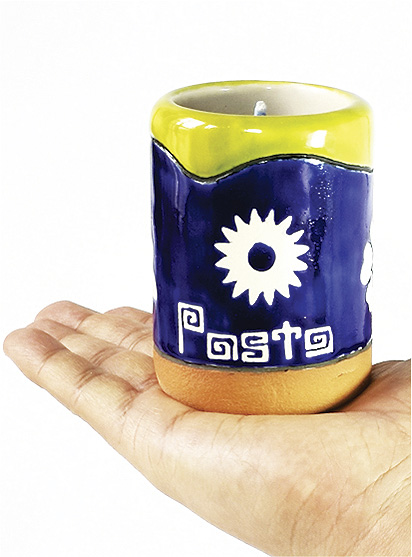 ACCESORIOS DECORATIVOS para velas, elaborados a mano - ILUMINARTE &reg;: Vela en Cer&aacute;mica 3: Copa / handmade decorative accessories for candles - ceramic candle 3: cup