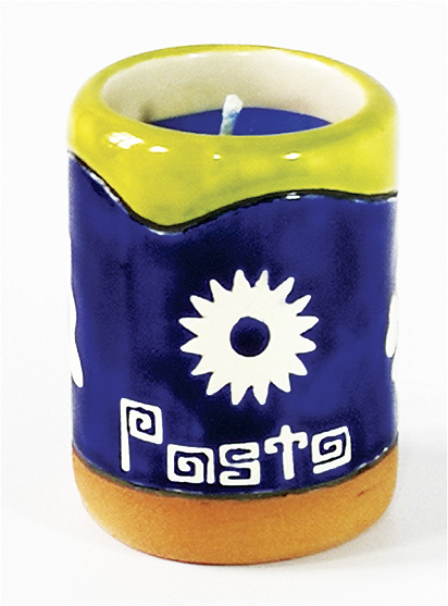 ACCESORIOS DECORATIVOS para velas, elaborados a mano - ILUMINARTE &reg;: Vela en Cer&aacute;mica 3: Copa / handmade decorative accessories for candles - ceramic candle 3: cup