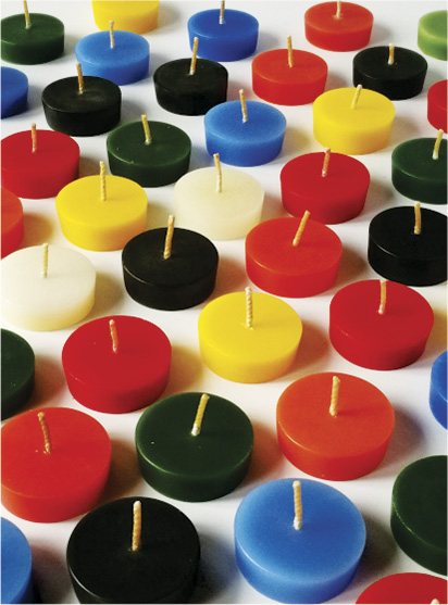 ACCESORIOS DECORATIVOS para velas, elaborados a mano - ILUMINARTE &reg;: VELAS DE PEBETERO / handmade decorative accessories for candles: cauldron candles