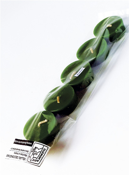 ACCESORIOS DECORATIVOS para velas, elaborados a mano - ILUMINARTE &reg;: VELAS DE PEBETERO / handmade decorative accessories for candles: cauldron candles