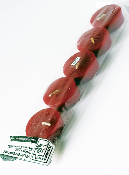 ACCESORIOS DECORATIVOS para velas, elaborados a mano - ILUMINARTE &reg;: VELAS DE PEBETERO / handmade decorative accessories for candles: cauldron candles