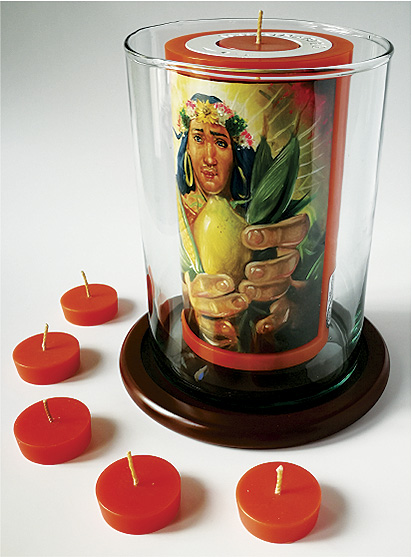 Vela Decorativa pintada al Óleo: Arte Original 1 / decorative handmade candle painted in oil: original art 1 Vela Decorativa pintada al Óleo: Arte Original 1 / decorative handmade candle painted in oil: original art 1