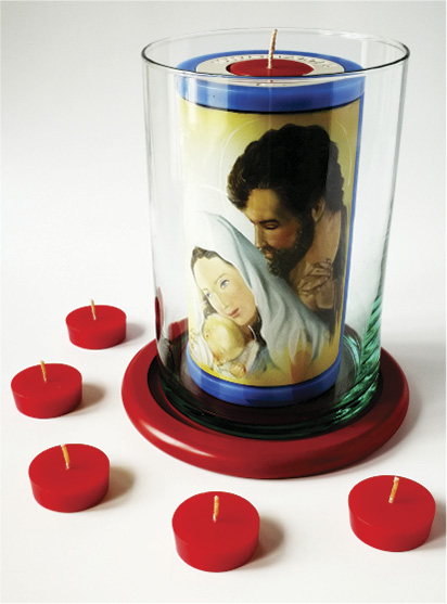 Vela Decorativa pintada al Óleo: Sagrada Familia 1 / decorative handmade candle painted in oil: Holy Family 1 Vela Decorativa pintada al Óleo: Sagrada Familia 1 / decorative handmade candle painted in oil: Holy Family 1