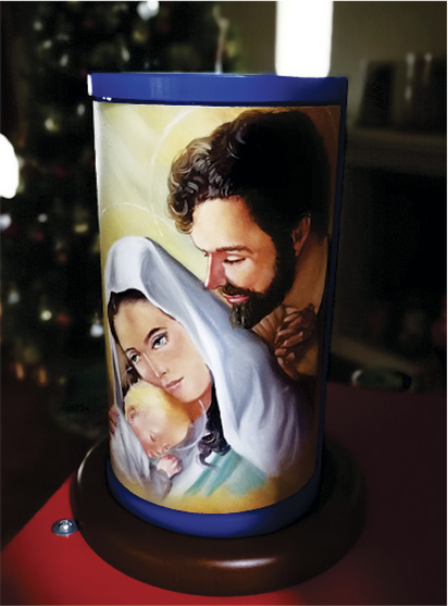 Vela Decorativa pintada al Óleo: Sagrada Familia 1 / decorative handmade candle painted in oil: Holy Family 1 Vela Decorativa pintada al Óleo: Sagrada Familia 1 / decorative handmade candle painted in oil: Holy Family 1