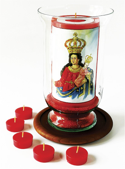 Vela Decorativa pintada al Óleo: Virgen de Las Lajas 1 / decorative handmade candle painted in oil: Virgin of Las Lajas 1 Vela Decorativa pintada al Óleo: Virgen de Las Lajas 1 / decorative handmade candle painted in oil: Virgin of Las Lajas 1