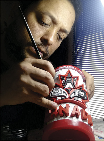 Vela Decorativa Tallada a Mano: Hoja de Arce 1 / decorative hand carved candle: maple leaf 1