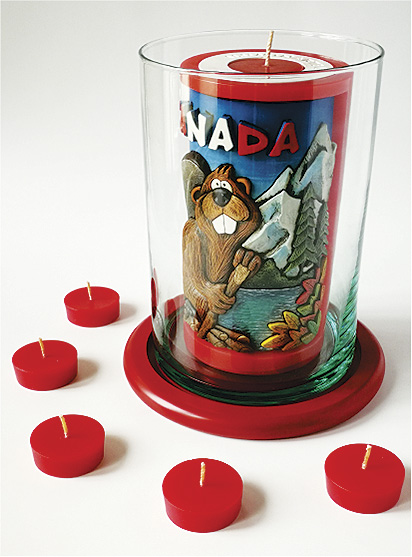 Vela Decorativa Tallada a Mano: Castor Canad&aacute; 1 / decorative hand carved candle: Canadian beaver 1