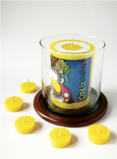 Vela Decorativa en Relieve: Chiva T&iacute;pica 1 / handmade candle: typical colombian truck 1