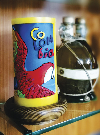 Vela Decorativa en Relieve: Guacamaya Escarlata 1 / handmade candle: scarlet macaw 1