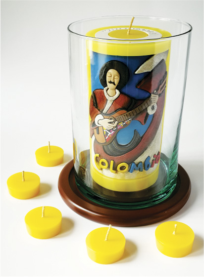 Vela Decorativa en Relieve: Guitarrista Campesino 1 / handmade candle: typical colombian guitarist 1 Vela Decorativa en Relieve: Guitarrista Campesino 1 / handmade candle: typical colombian guitarist 1