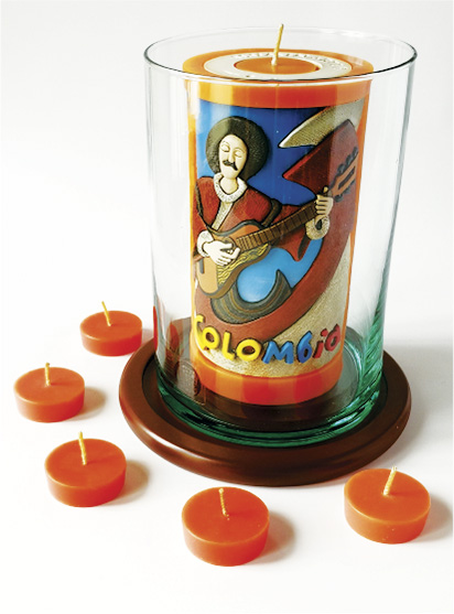 Vela Decorativa en Relieve: Guitarrista Campesino 1 / handmade candle: typical colombian guitarist 1 Vela Decorativa en Relieve: Guitarrista Campesino 1 / handmade candle: typical colombian guitarist 1