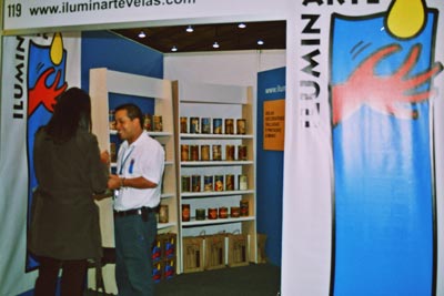 Velas Decorativas ILUMINARTE &reg; en Mar&iacute;a Santa Restaurante / decorative candles ILUMINARTE &reg; in the maria santa restaurant